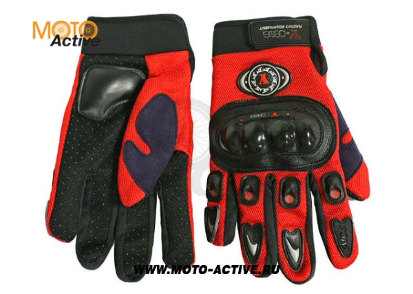 Перчатки YM008-2 красные